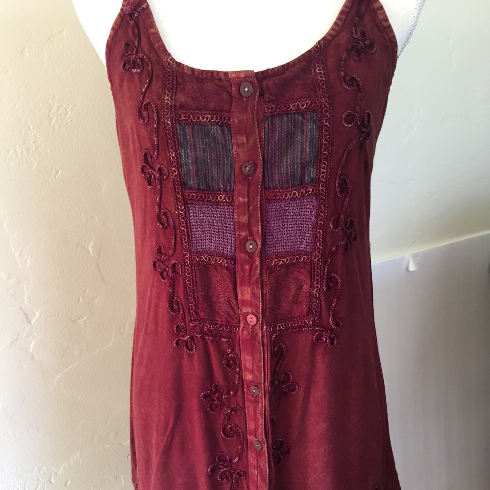 Embroidered Indian Top